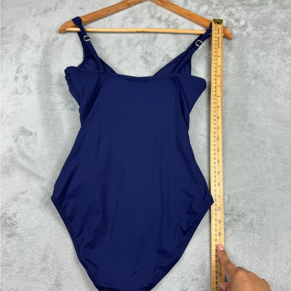 Tommy Bahama pearl UW twist front one piece bathing suit sz 6 new‎ w tags